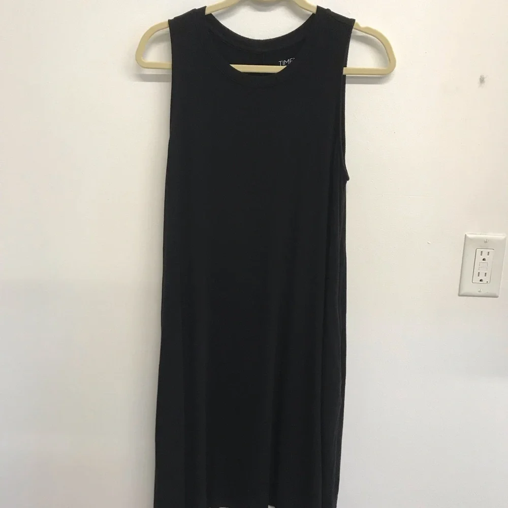 Time and Tru Black Sleeveless Dress Women’s Large - Picture 1 of 4
